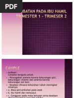 Download Obat-obatan Pada Ibu Hamil Trimester 1 - Trimeser by DeWie TasMirah SN78803519 doc pdf