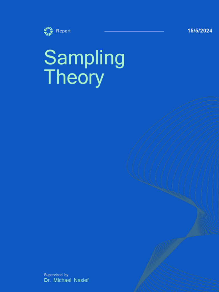 Sampling theory autorecovered pdf