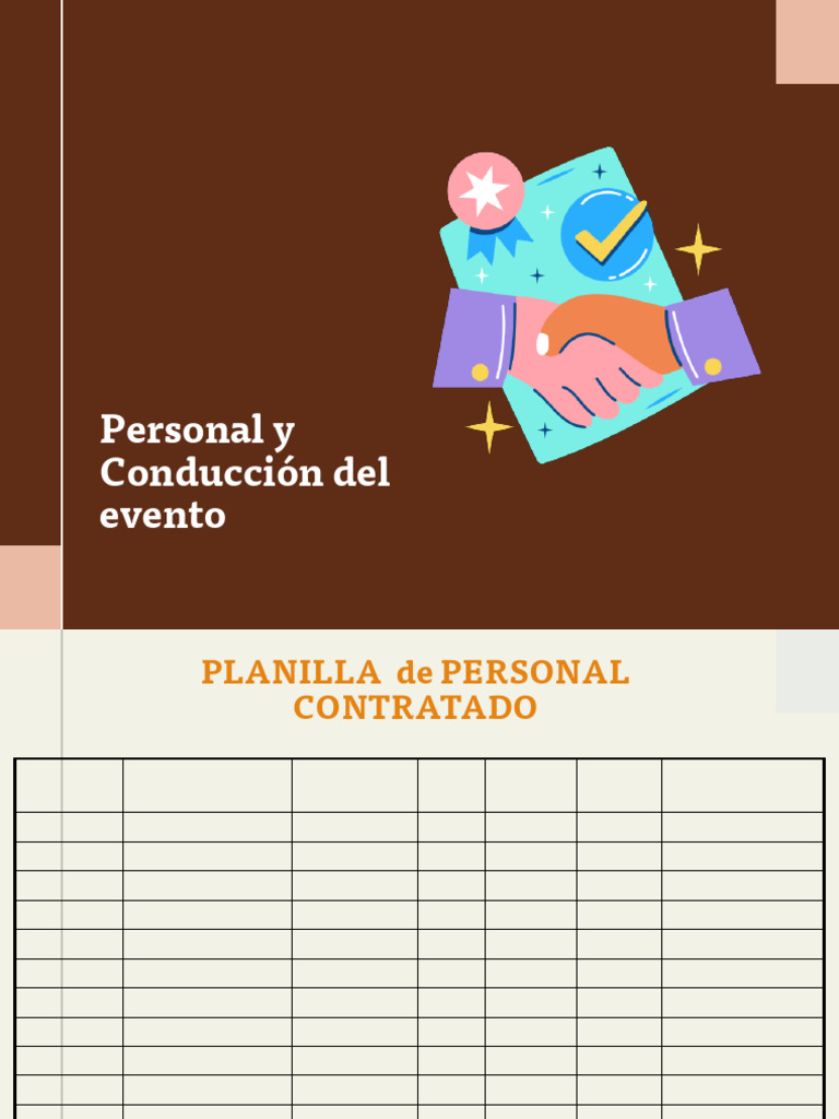Planificación y Organización de Eventos | PDF | Camareros