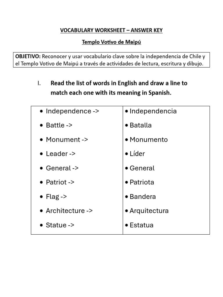 Pre - Visit Worksheet - Answer Key - Balmaceda, Fernández, González ...
