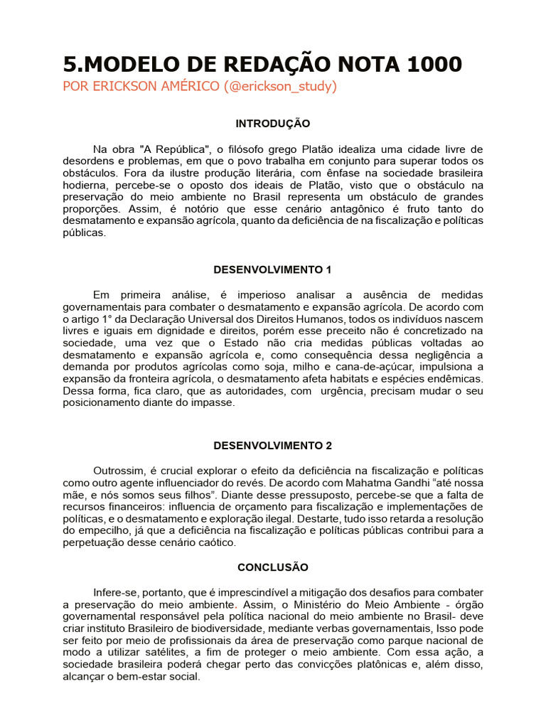 Desmatamento e Políticas Ambientais no Brasil | PDF | Desmatamento ...
