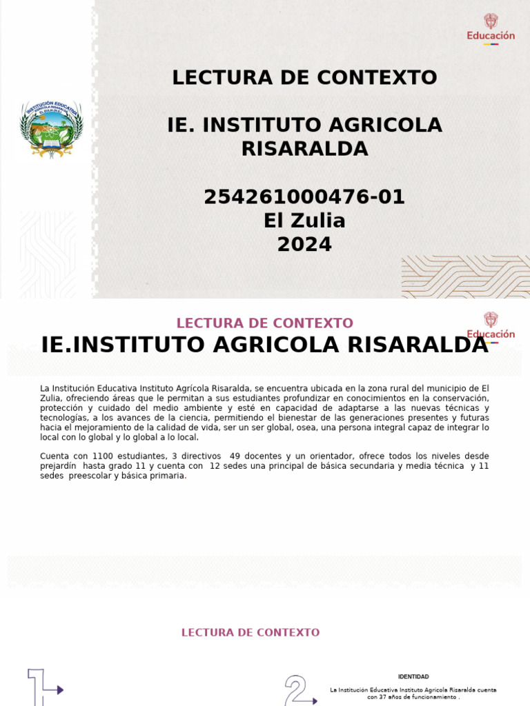 Lectura de Contexto IER La Nación (1) .PPTX (Autoguardado ...