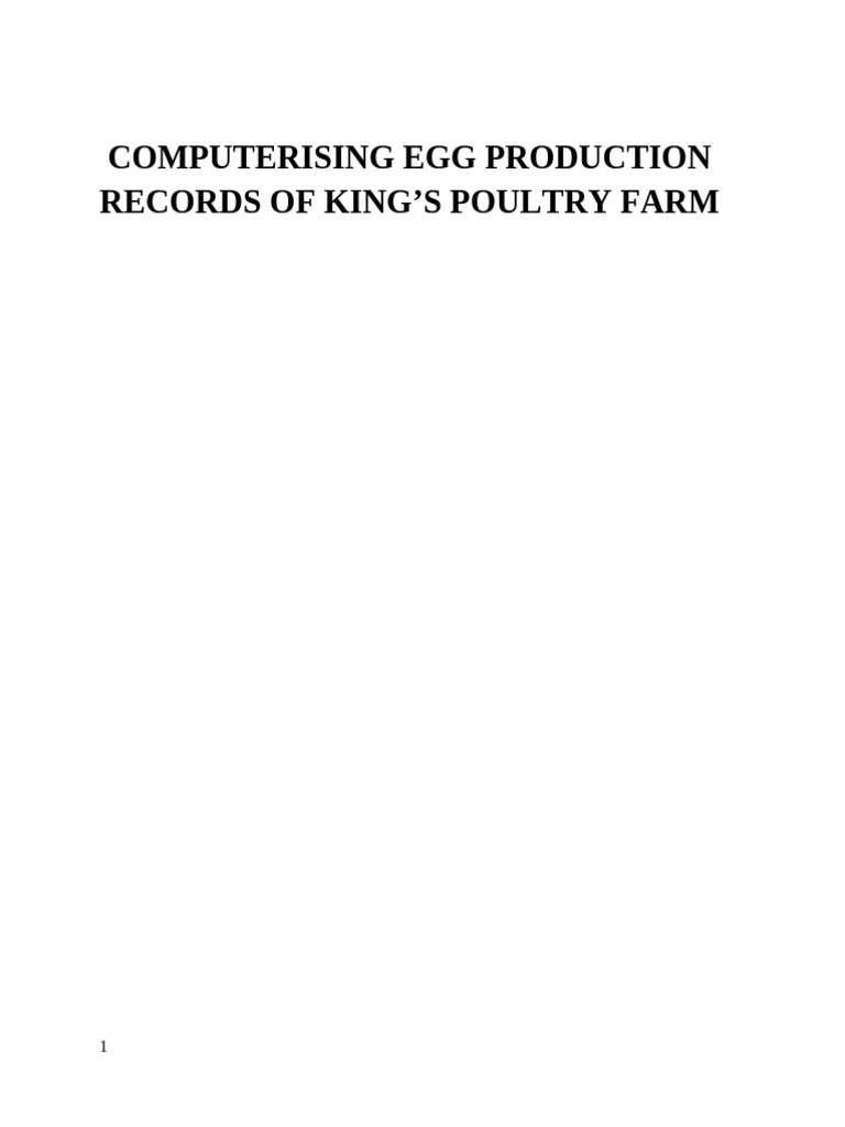 B | PDF | Input/Output | Chicken