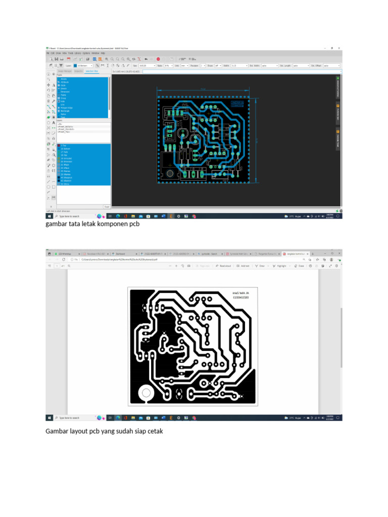 pembuatan layout pcb | PDF