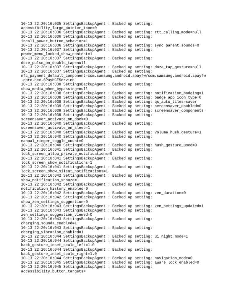 Settingsprovider | PDF