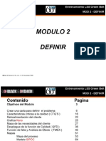 Microsoft Power Point - LSS GB Mod 2 - Define v1.0 Espanol