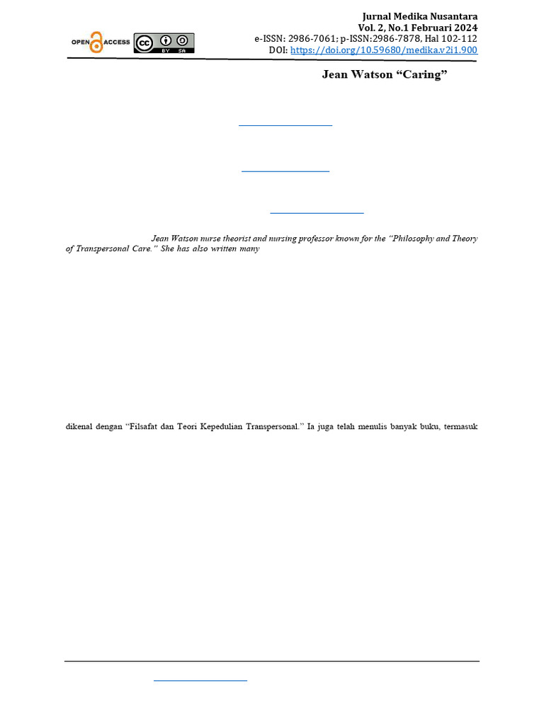 Medika+vol+2+no +1+februari+2024+hal+102-112 | PDF | Pengembangan Diri