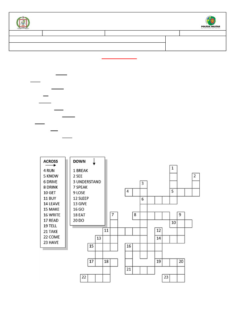 Irregular Verbs: Come Meet Gives Go Speak Read Spend Pays See Build | PDF