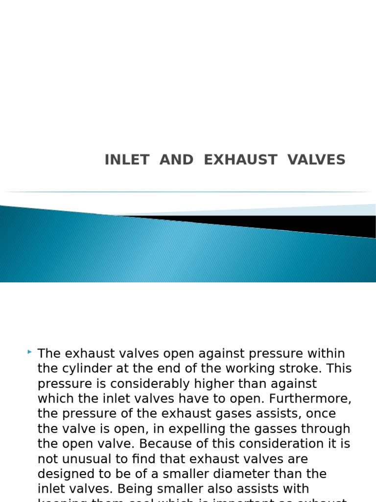 07 Valves Pdf Valve Cylinder Engine