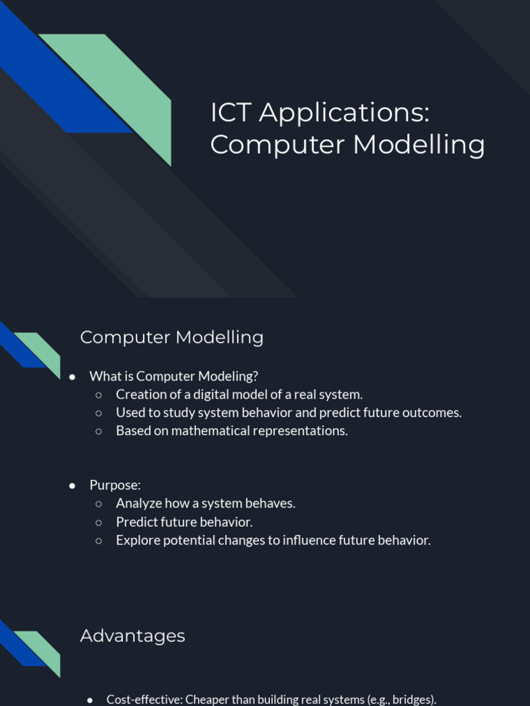 Computer Modeling Applications Explained | PDF | Simulation | Computer ...