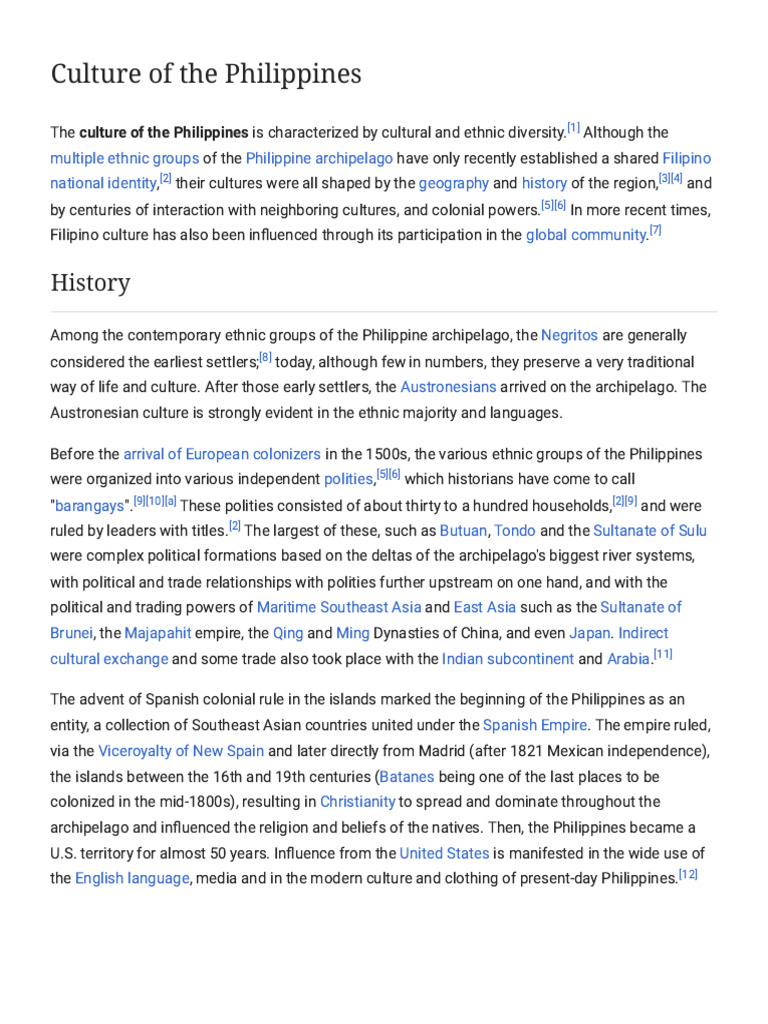 Cultural Diversity in the Philippines | PDF | Philippines