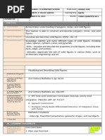 Grade 5 Solid Figures Lesson Plan | PDF | Shape | Learning