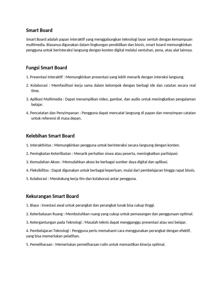Smart Board | PDF