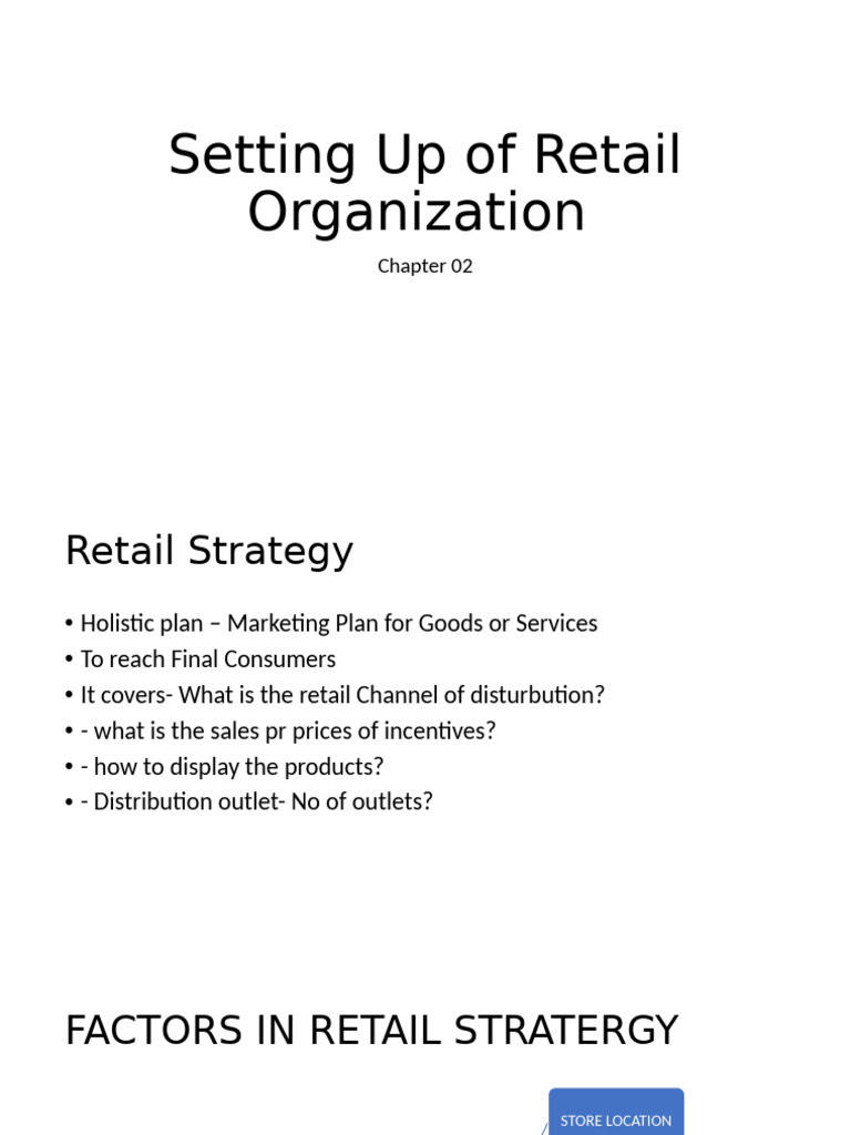 Retail Strategy and Store Management Guide | PDF | Retail | Merchandising