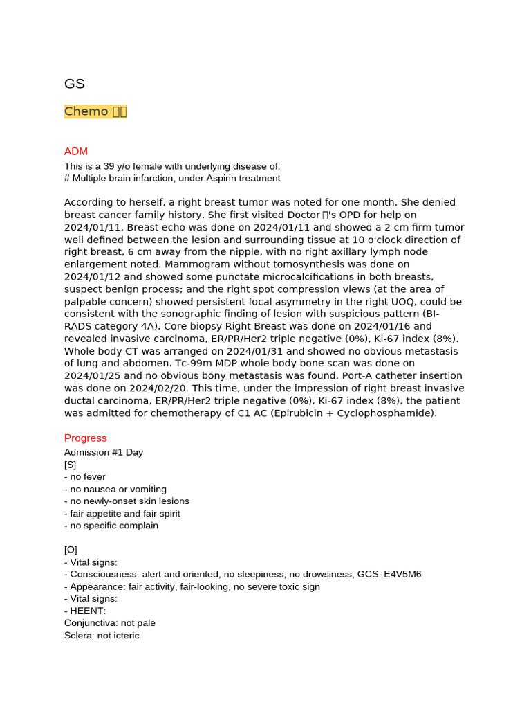 外科note模板 | PDF | Breast Cancer | Surgery