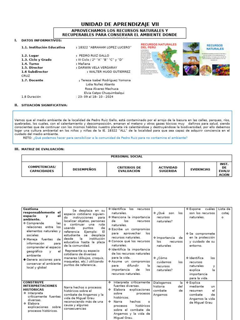 Unidad de Aprendizaje Vii 2024 | PDF | Longitud | Geometría