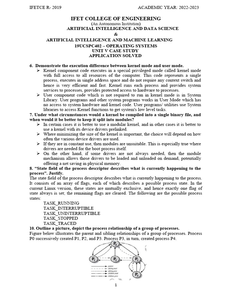 Linux Operating Systems Case Study Guide | PDF | Kernel (Operating ...