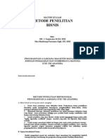 Download Metode Penelitian Bisnis by Isaura Tiomahita Putricahyani Sinaga SN78812816 doc pdf