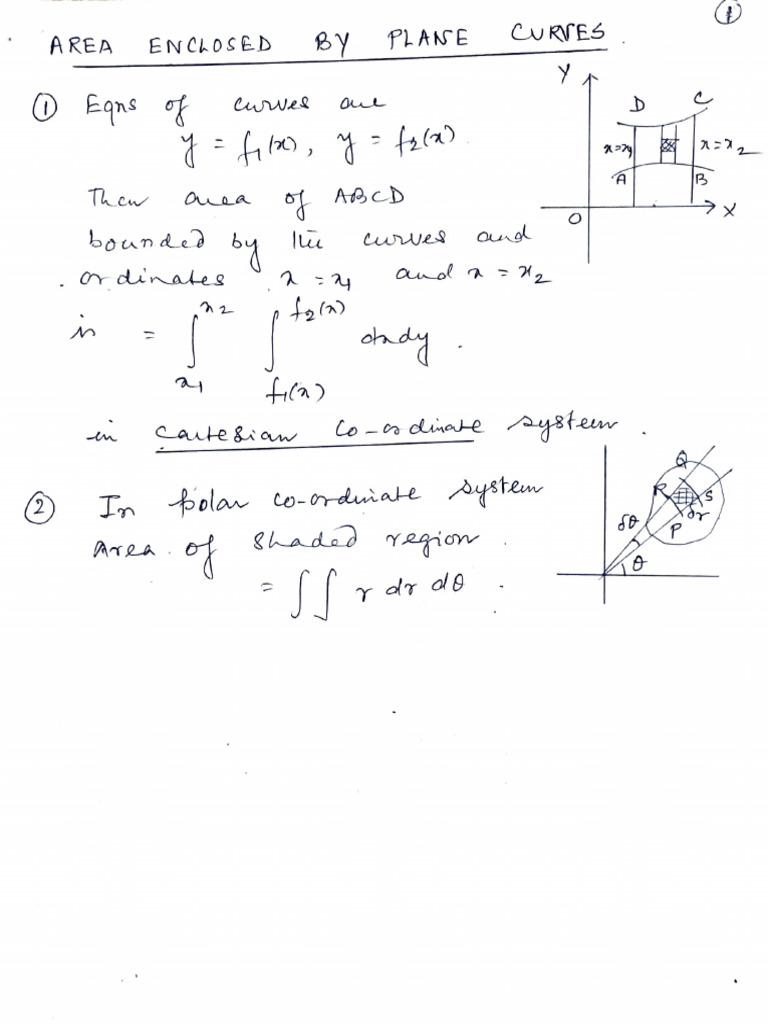 DOUBLE INTEGRALS 2 (Applications) | PDF