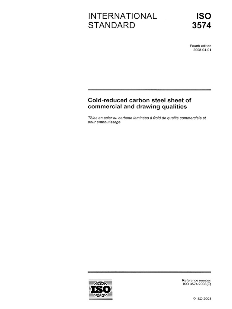 Iso 3574 | PDF