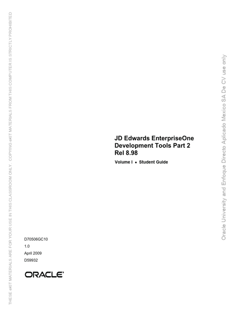 Tools 2 Vol.I | PDF