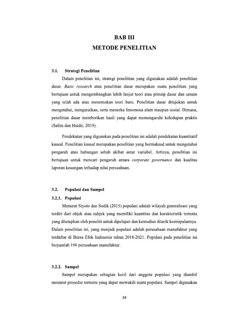 Bab Iii | PDF