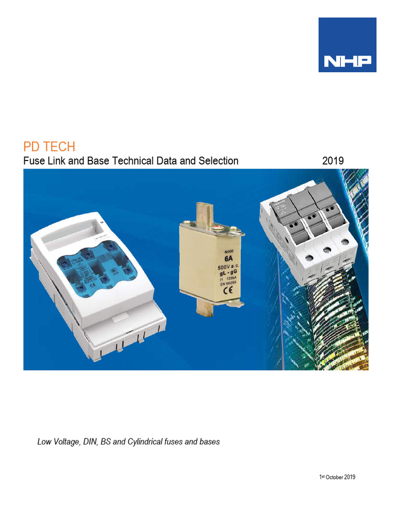 2019 Technical Data for Fuses and Bases | PDF | Fuse (Electrical) |  Electrical Engineering