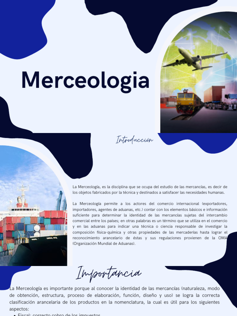 Importancia de la Merceología en Comercio | PDF | aduana | El comercio