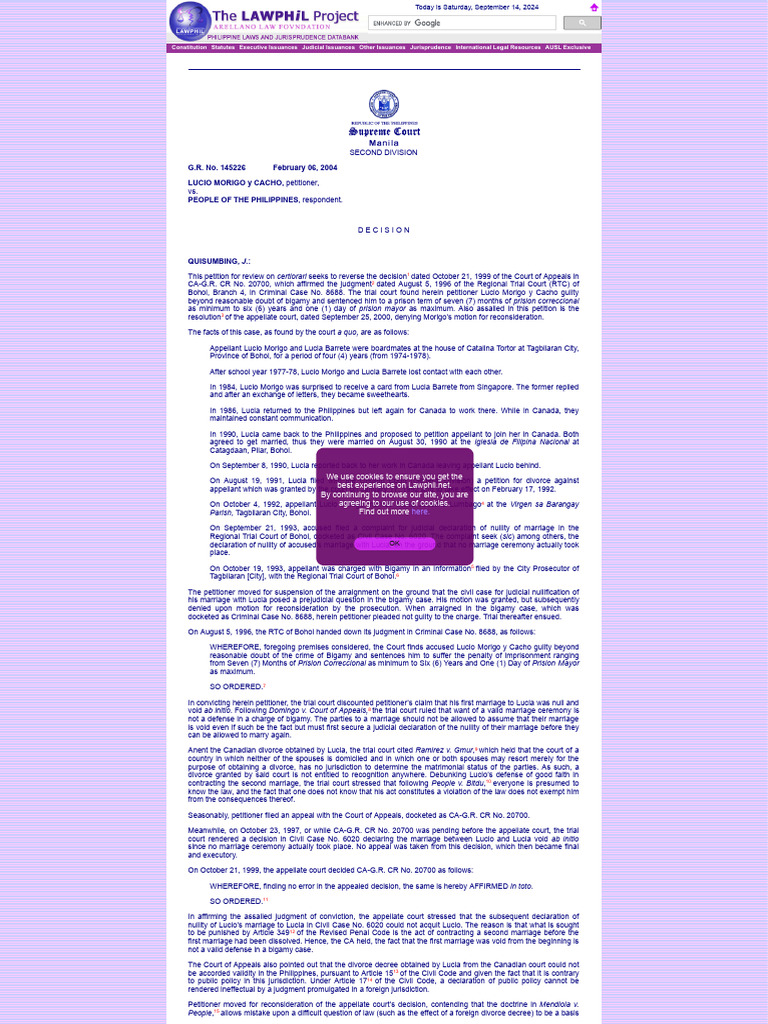 18 morigo vs people pdf annulment marriage