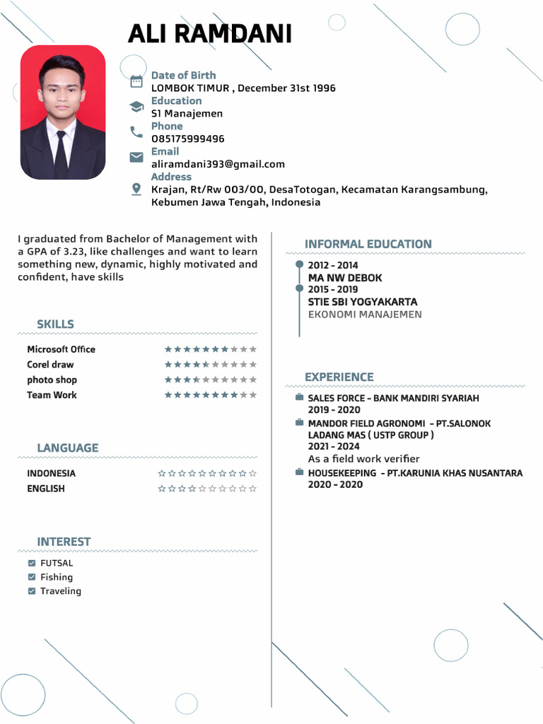 CV Ali R 2024 | PDF