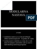 Modularna Nastava-Prezentacija