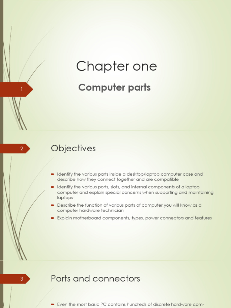 Computer Hardware Components Overview | PDF | Computing | Computer Hardware