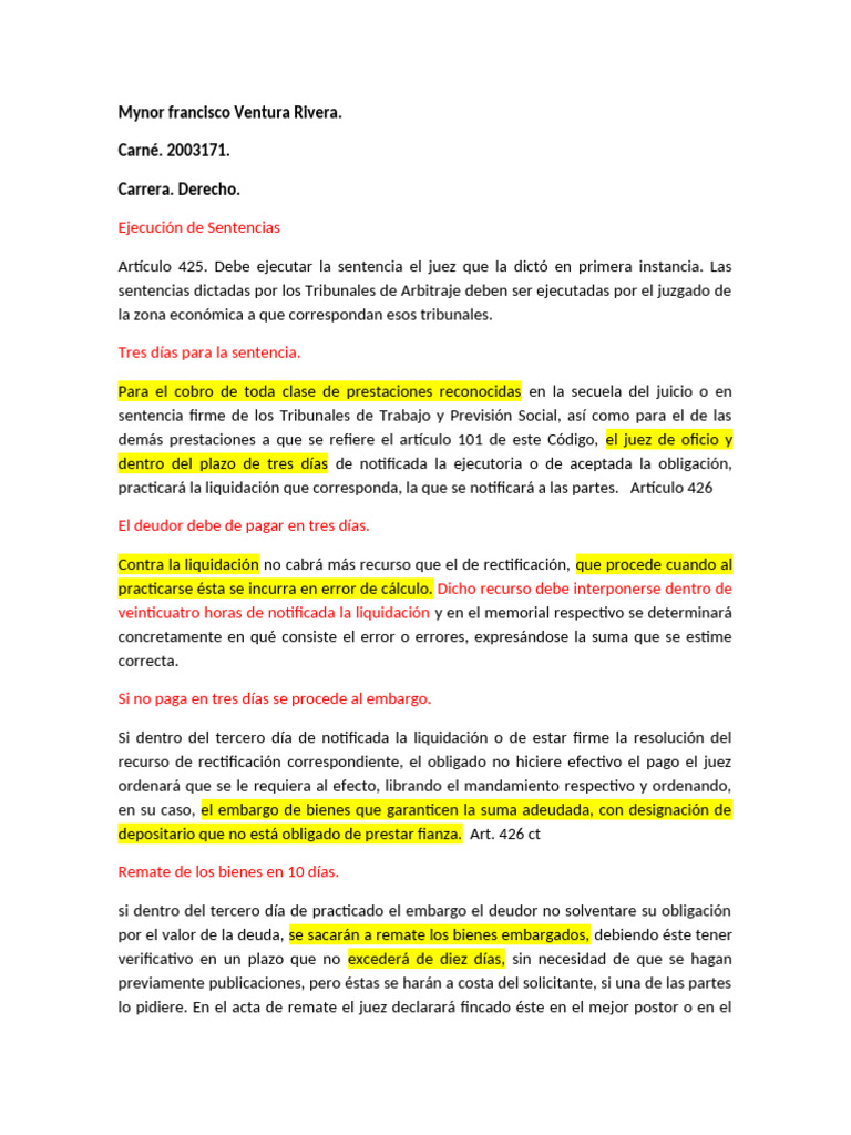 Ejecución de Sentencias | PDF | Sentencia (ley) | Ley Pública