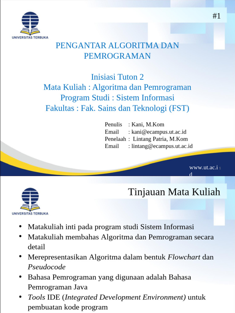 Buku Algoritma Pemrograman Java PDF | PDF