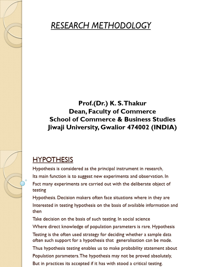 Testing of Hypothesis | PDF | Statistical Hypothesis Testing ...