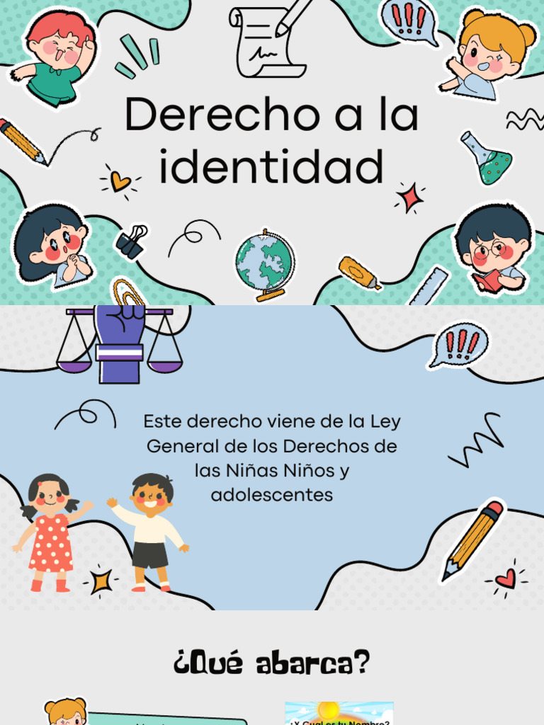 Derecho a la Identidad Infantil | PDF