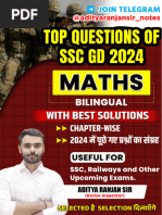 SSC GD 2022 Maths Practice Questions | PDF | Division (Mathematics
