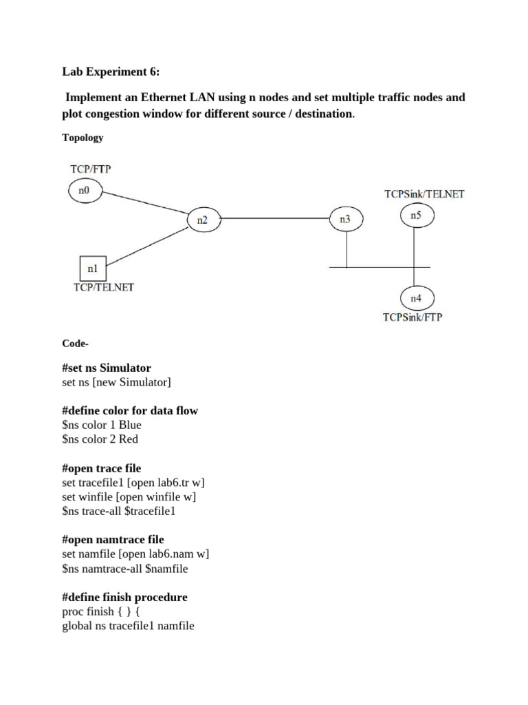 Lab Experiment 6 | PDF | Network Packet | Transmission Control Protocol