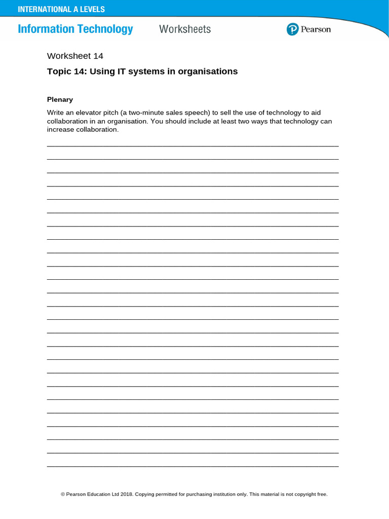 IAL IT - 14 - WS - Using - IT - System | PDF | Computers