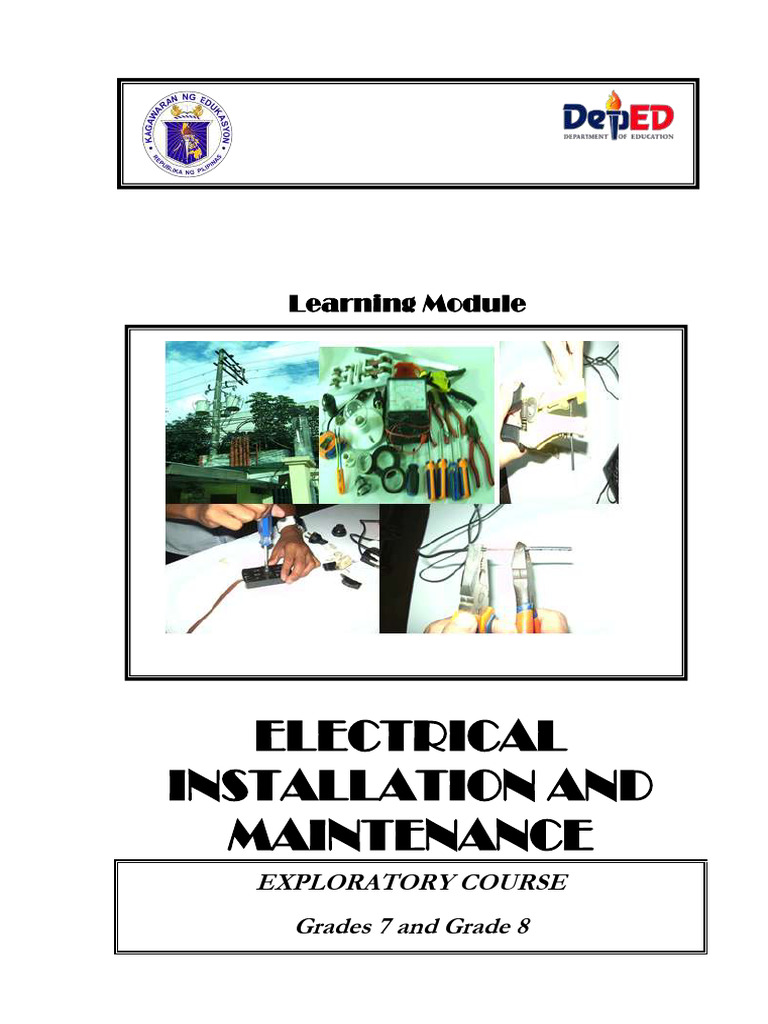 Electrical Installation & Maintenance Module | PDF | Electrical Wiring ...