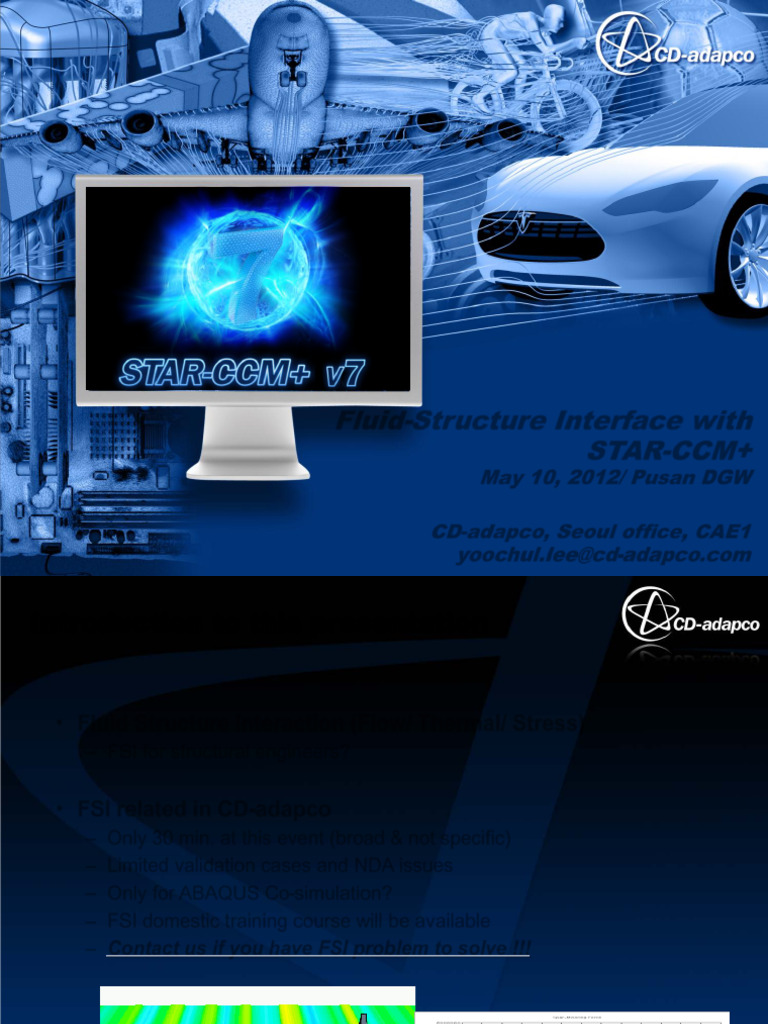 FSI Solutions with STAR-CCM+ and ANSYS | PDF | Elasticity (Physics ...