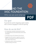 Iasb and The Iasc Foundation: Who We Are and What We Do