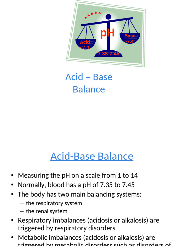 Understanding Acid-Base Balance and ABGs | PDF | Bicarbonate | Physiology