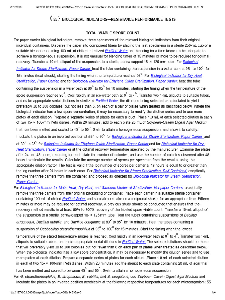 USP-NF- | PDF | Sterilization (Microbiology)