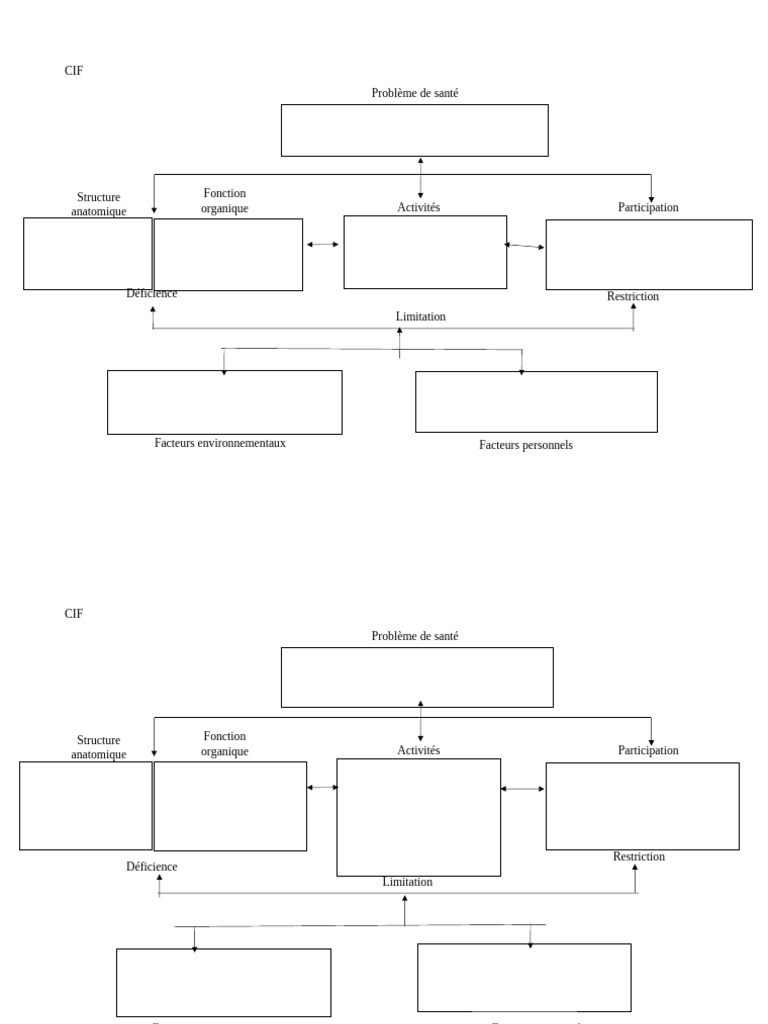 Modèle de la CIF et ses composantes | PDF