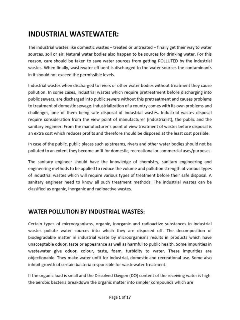 Public Health Engineering Pdf Sewage Treatment Water Pollution