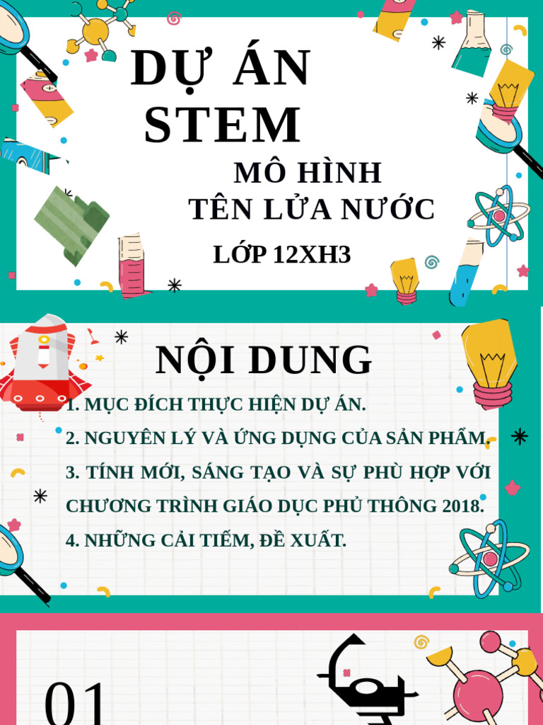Pink and Green Doodle Hand Drawn Science Project Presentation | PDF