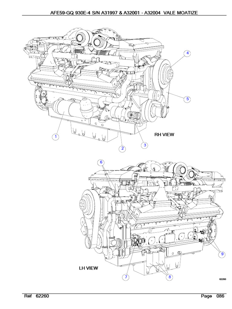 AFE59-GQ 930E-4 Engine Components List | PDF