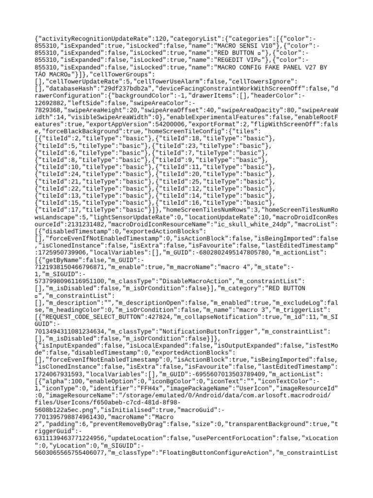 Macro Config FAKE PANEL V27.Mdr | PDF | Games & Activities | Teaching ...