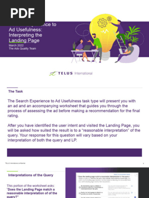 3. Interpreting the Landing Page